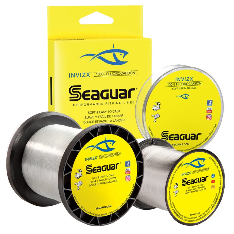 Seaguar Invizx 100% Fluorocarbon 1000 Yard Fishing Line (12-Pound) - Image 1